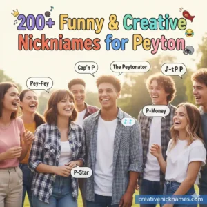 Nicknames for Peyton