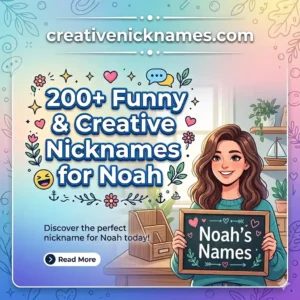 Nicknames for Noah