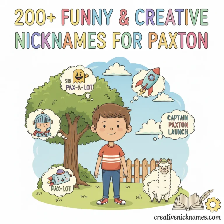 Nicknames for Paxton