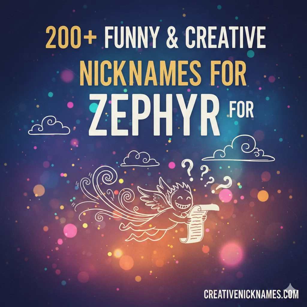Nicknames for Zephyr