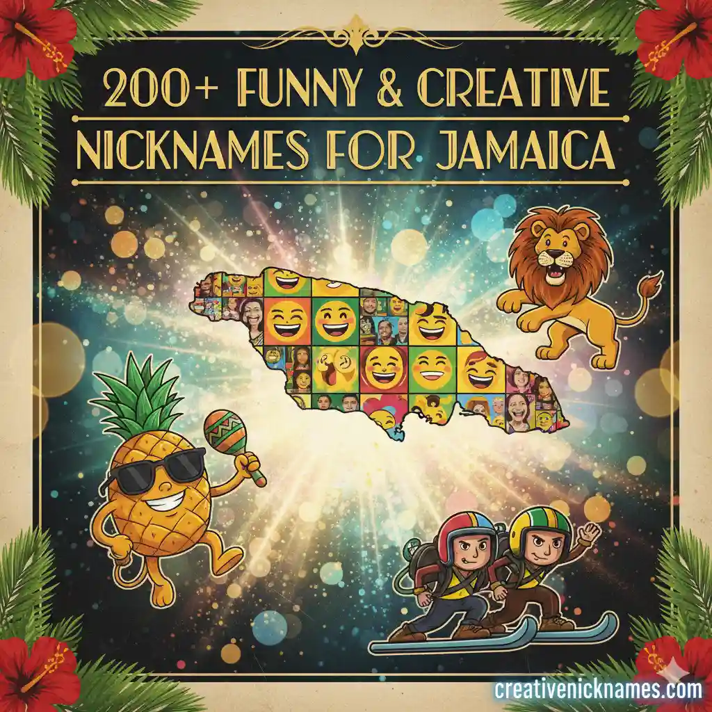 Nicknames for Jamaica