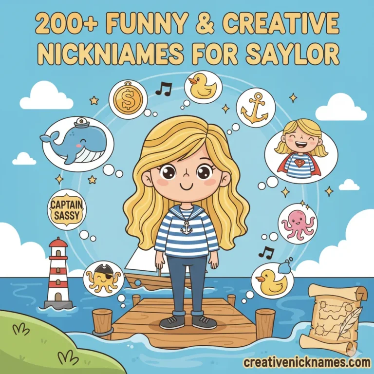 200+ Funny & Creative Nicknames for Saylor