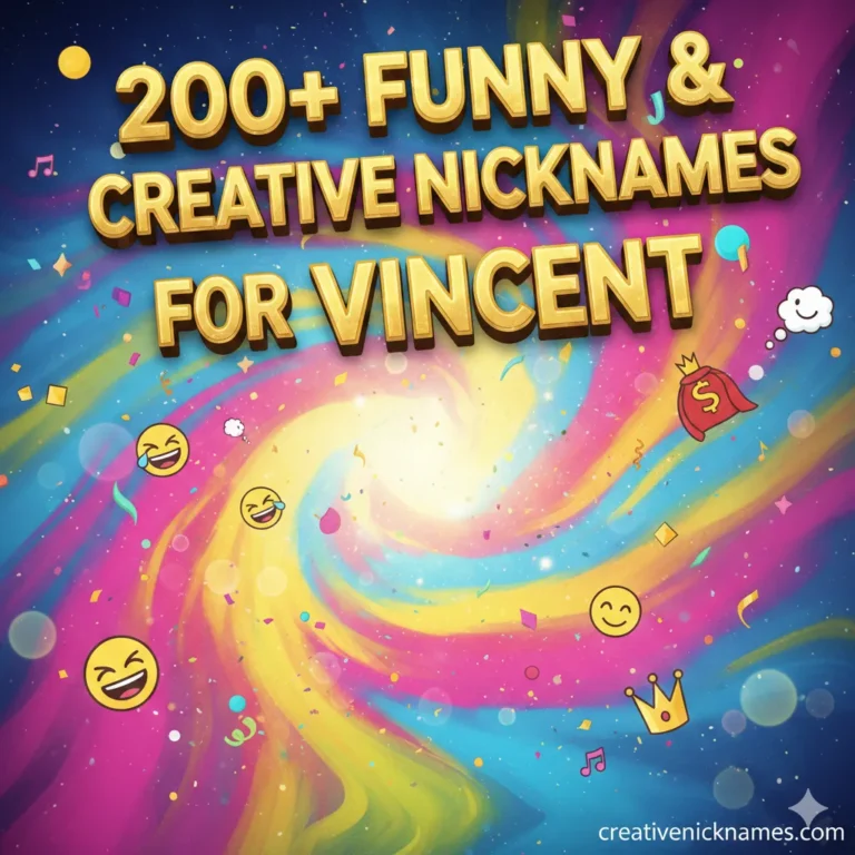 Nicknames for Vincent