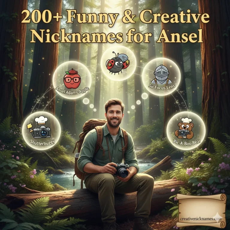 Nicknames for Ansel