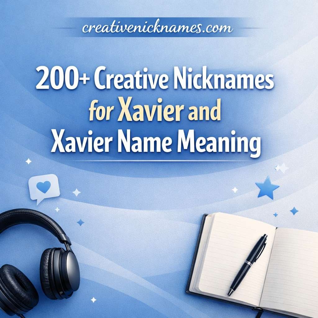 Nicknames for Xavier and Xavier Name Meaning