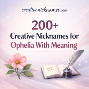 Nicknames for Ophelia