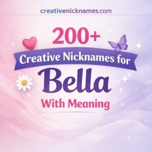 Nicknames for Bella