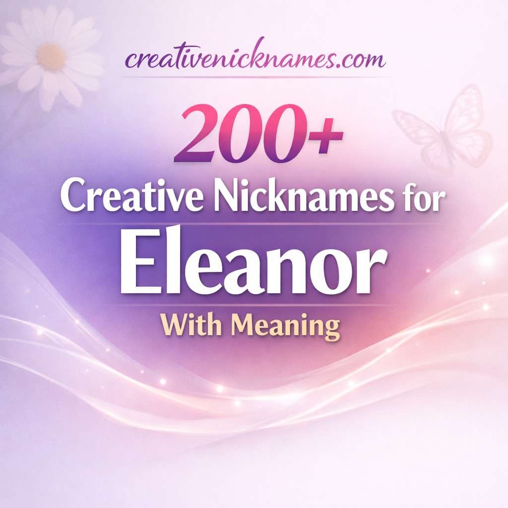 Nicknames for Eleanor