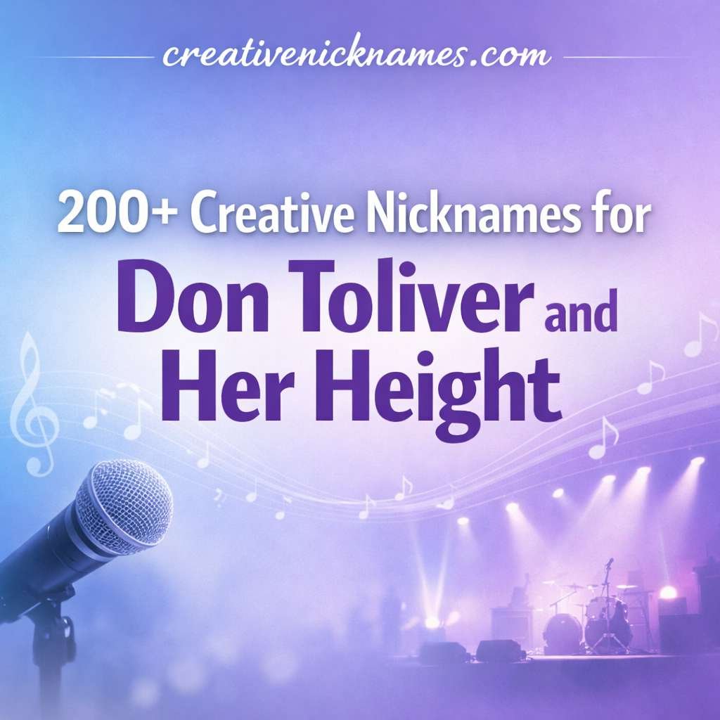 Nicknames for Don Toliver and Her Height