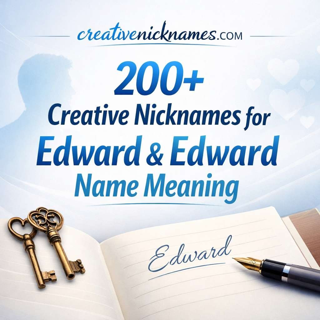 Nicknames for Edward & Edward Name Meaning