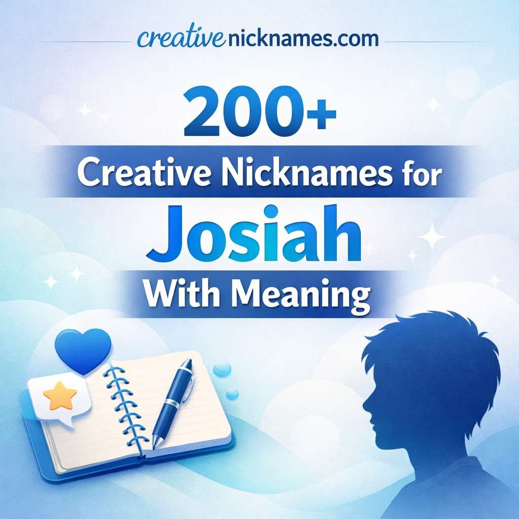 Nicknames for Josiah