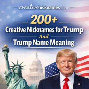 Nicknames for Trump