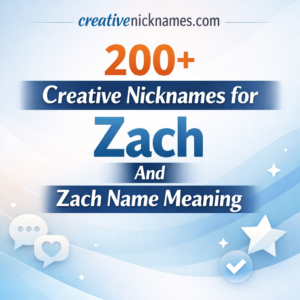 Nicknames for Zach