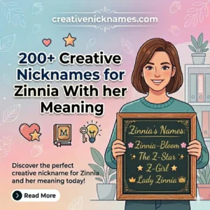 Nicknames for Zinnia With her Meaning
