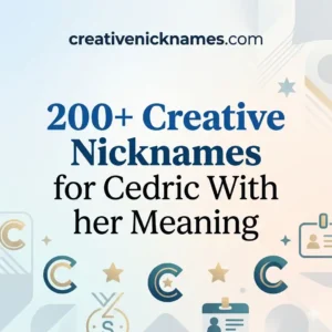Nicknames for Cedric