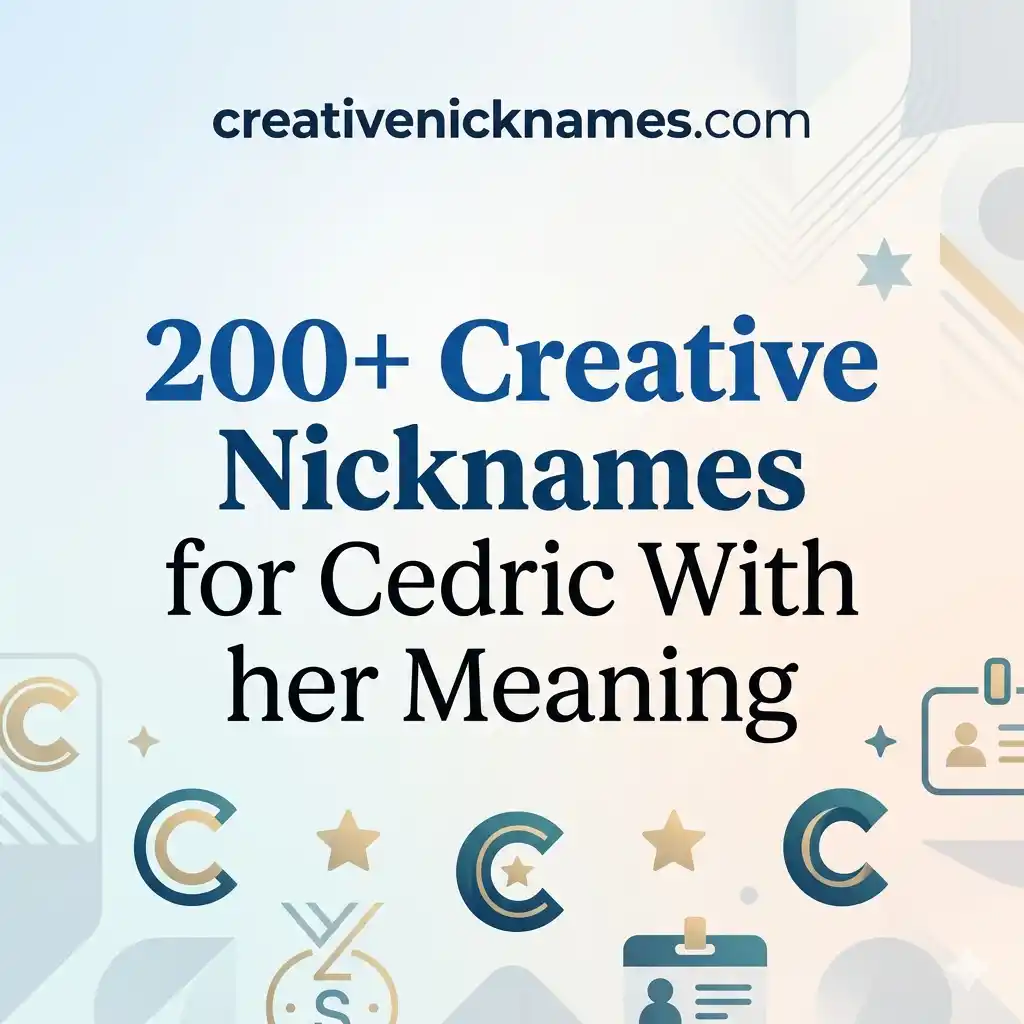 Nicknames for Cedric