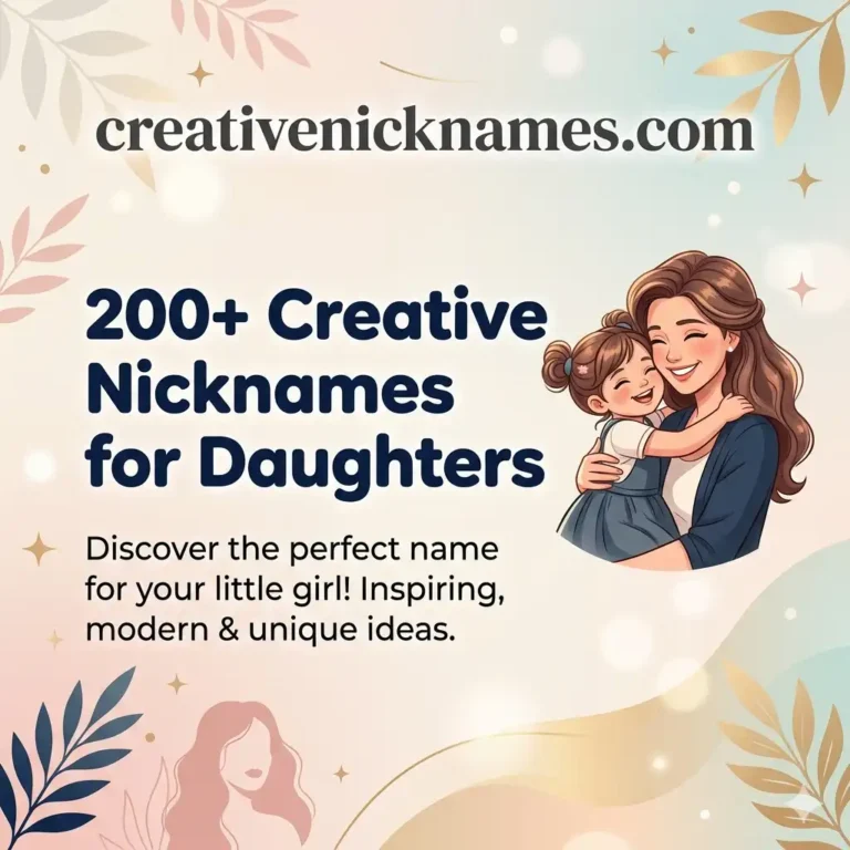 Nicknames for Daughters
