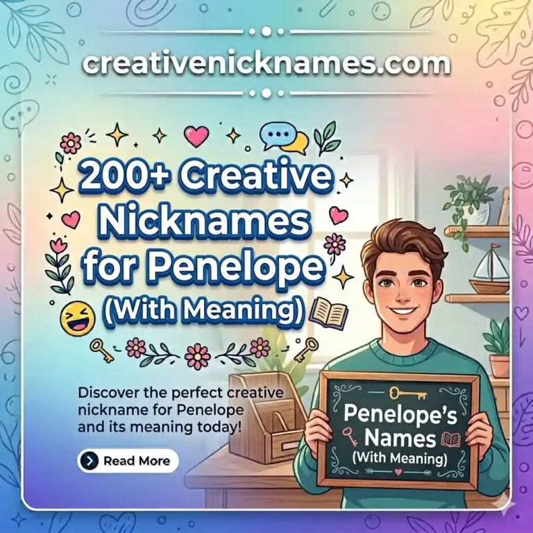 Nicknames for Penelope