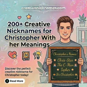 Nicknames for Christopher