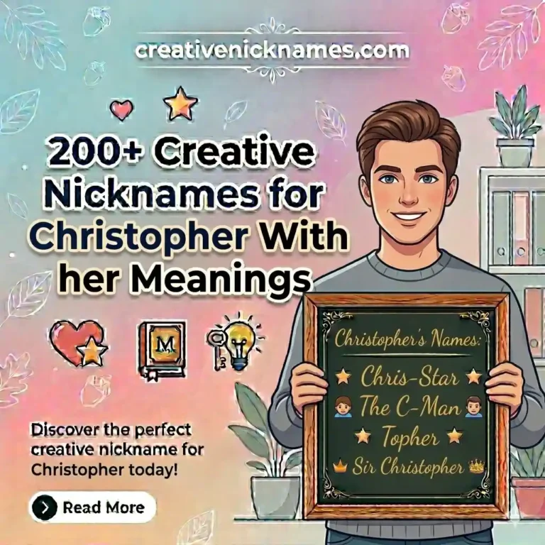 Nicknames for Christopher