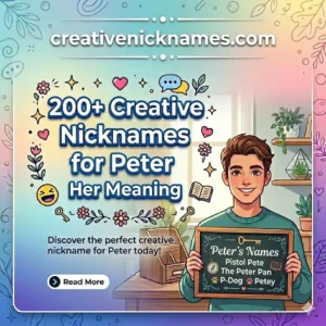 Nicknames for Peter
