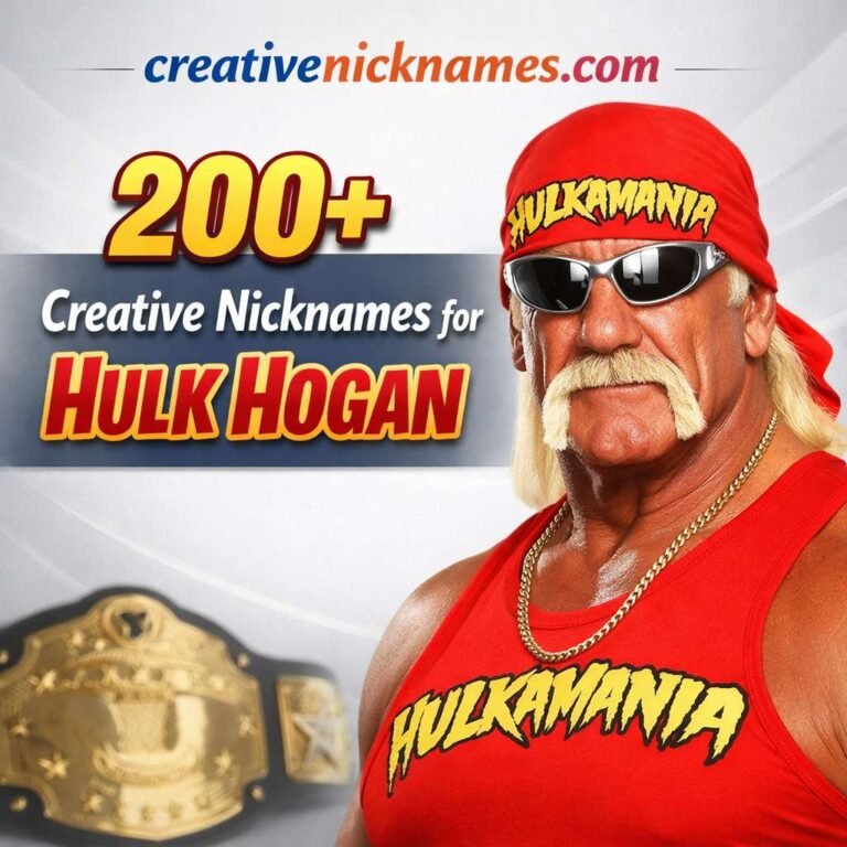 Nicknames for Hulk Hogan