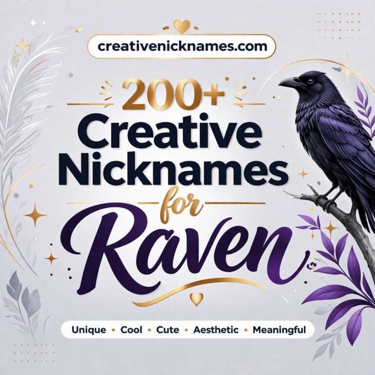 Nicknames for Raven