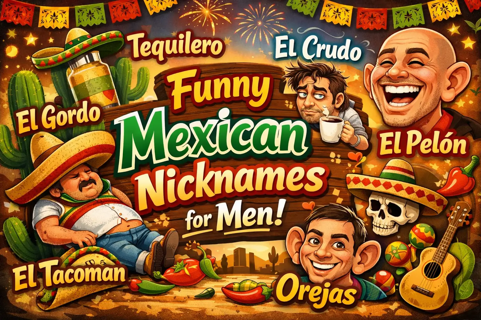 Funny Mexican Nicknames for Men