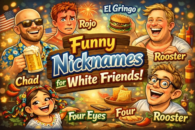 Funny Nicknames for White Friends With Meanings