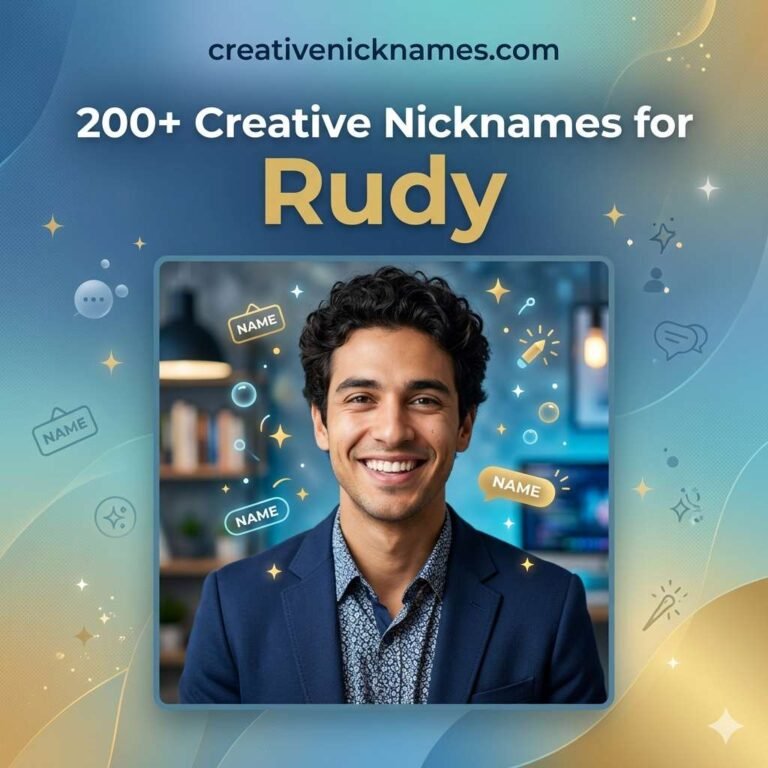 Nicknames for Rudy
