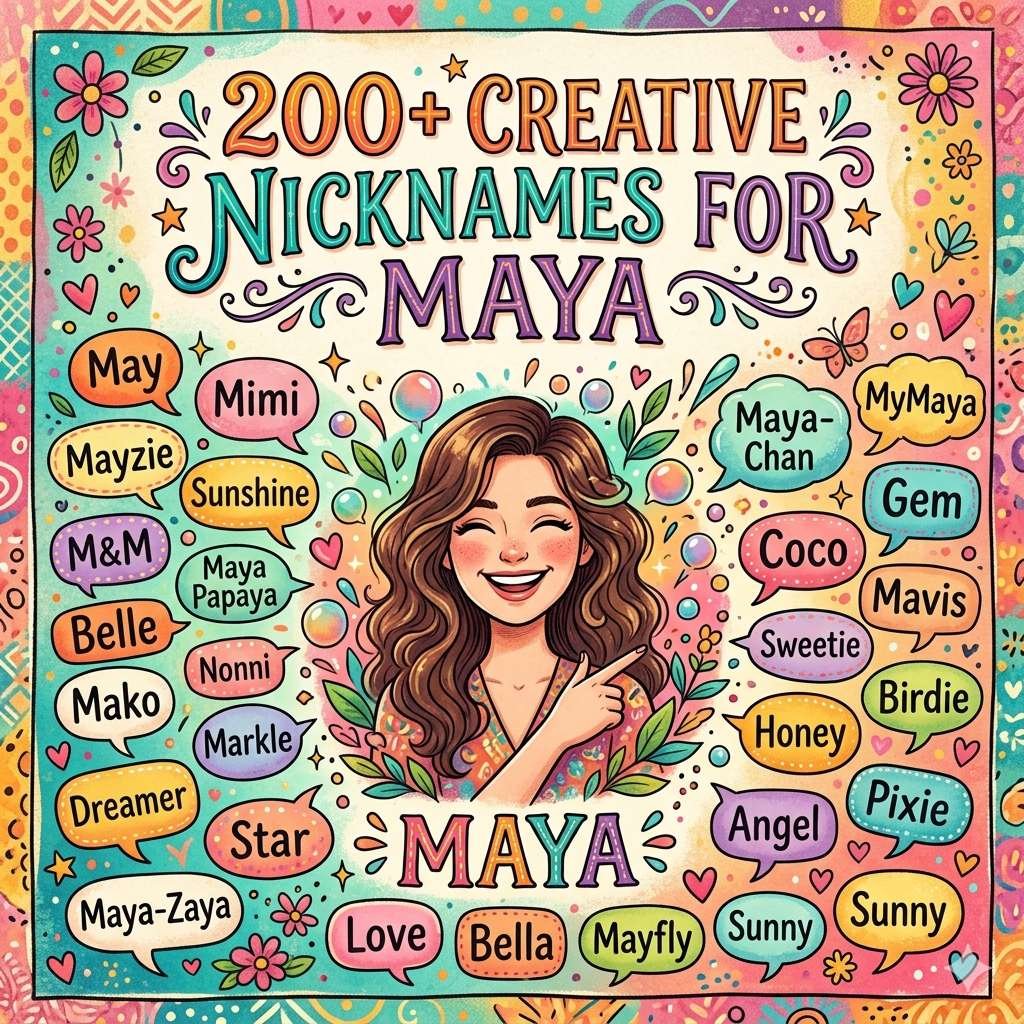 Nicknames for Maya