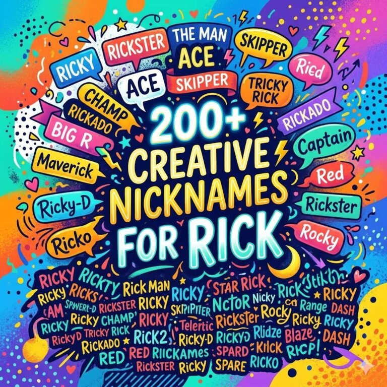Nicknames for Rick