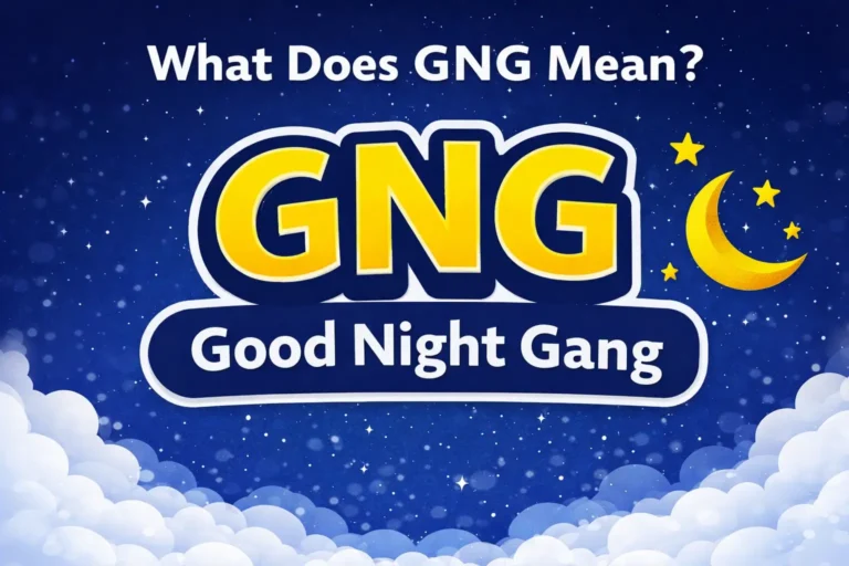 Instagram Slang Explained GNG Meaning