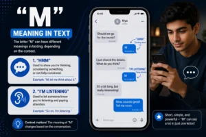 “M” Meaning in Text