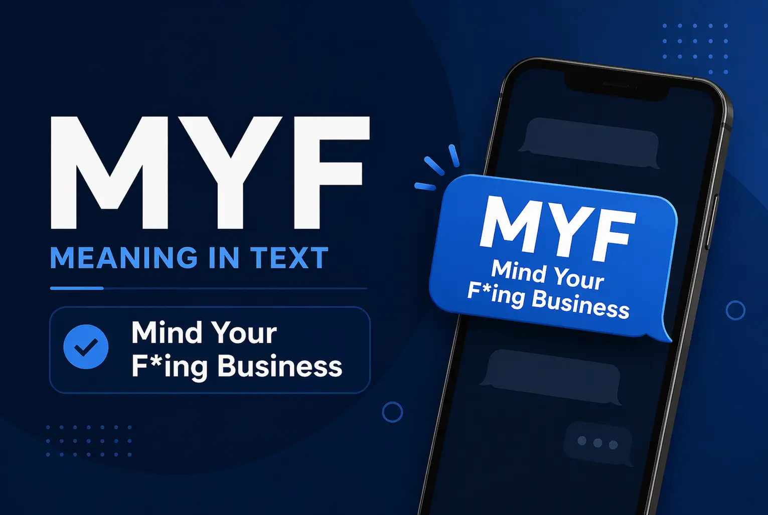 MYF meaning in text