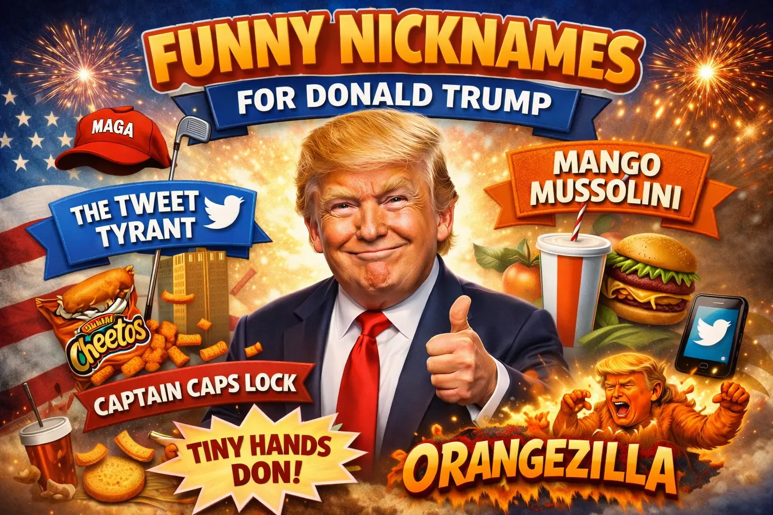 funny nicknames for donald trump