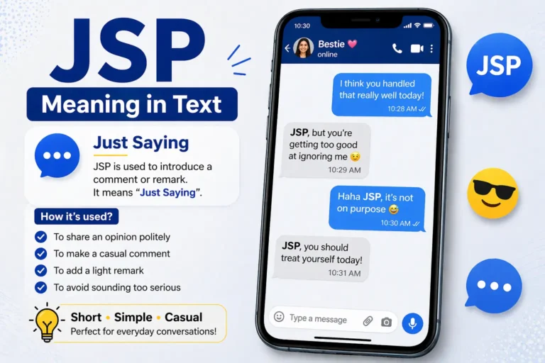 jsp meaning in text