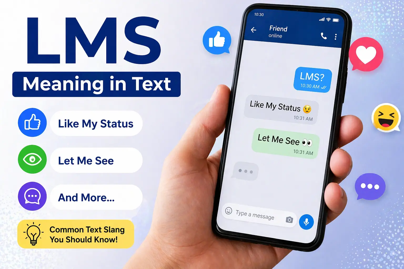 lms meaning in text