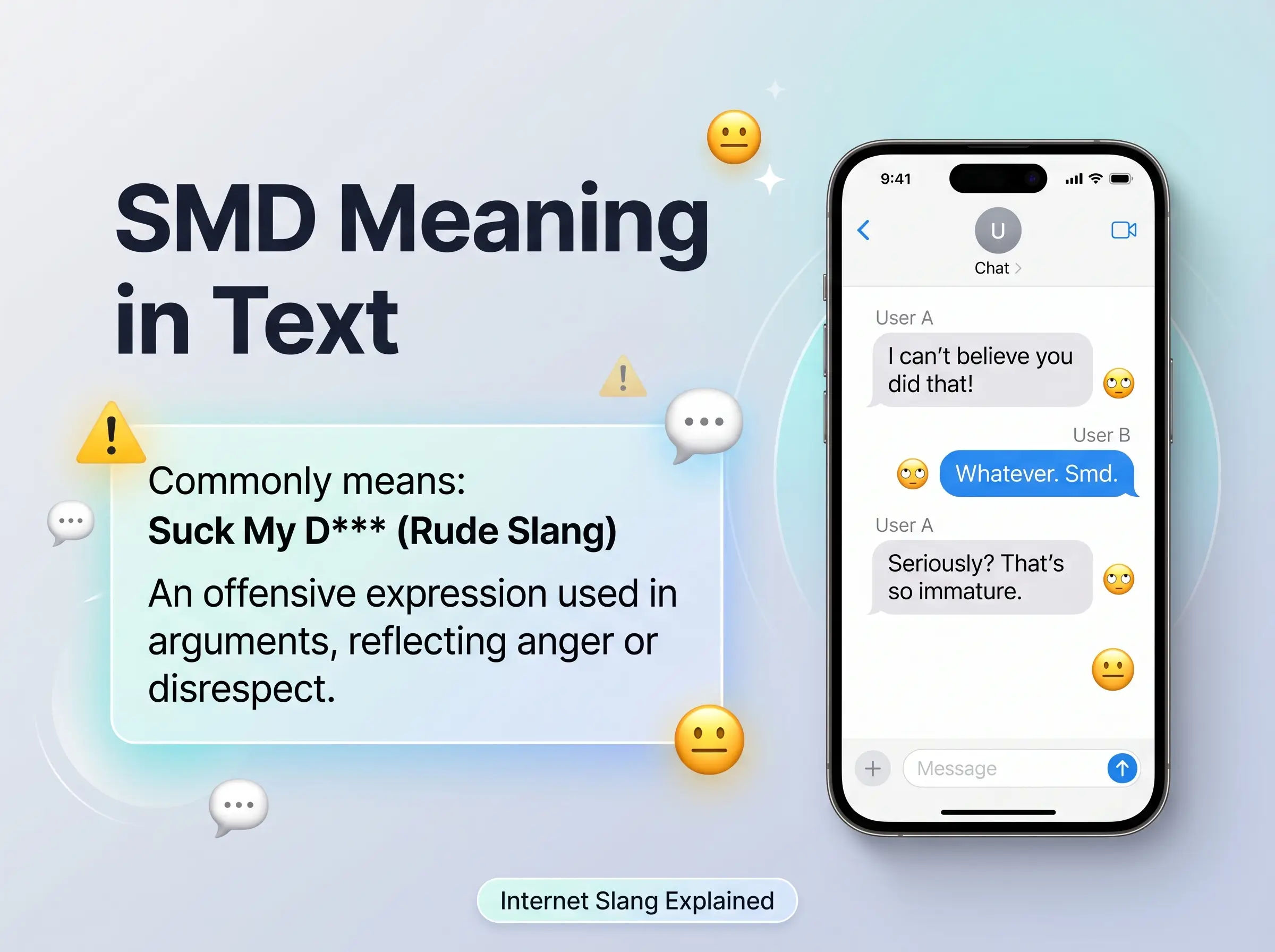 smd meaning in text