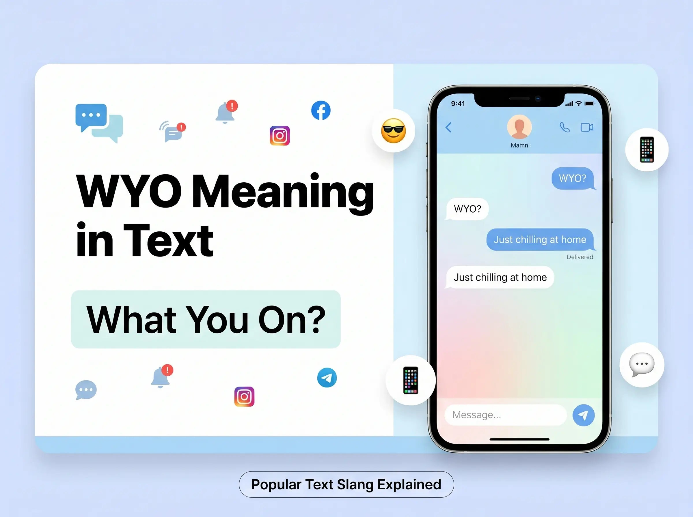 wyo meaning in text