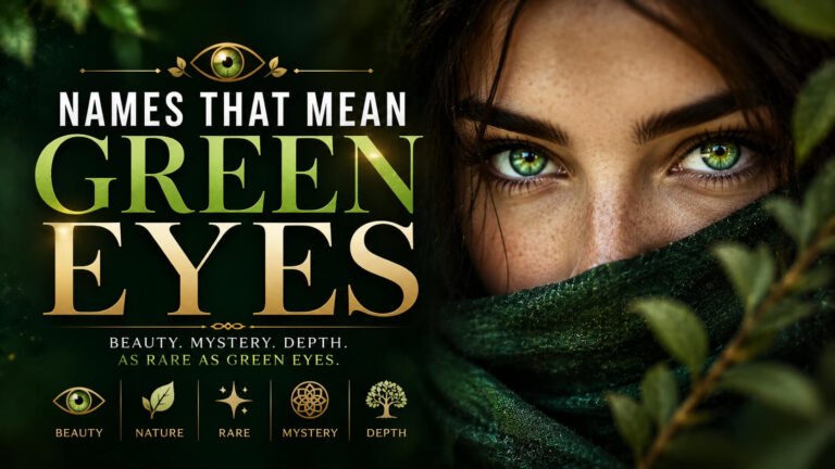 Names That Mean Green Eyes