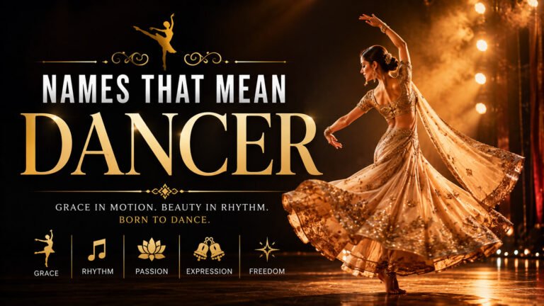 Names That Mean Dancer