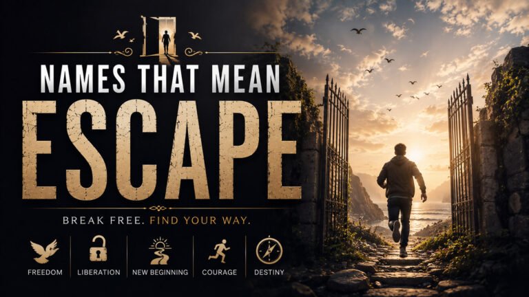 Names That Mean Escape