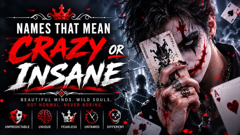 Names That Mean Crazy Or Insane