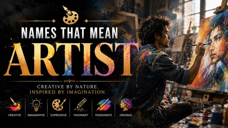 Names That Mean Artist