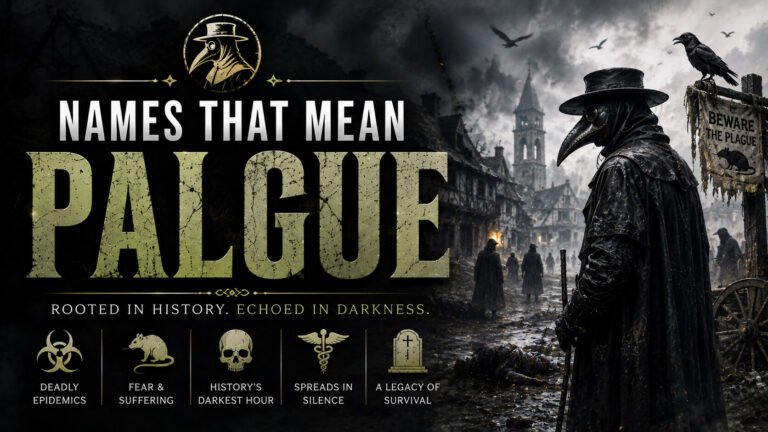 Names That Mean Plague