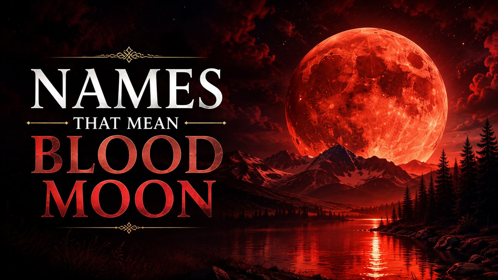 Names That Mean Blood Moon