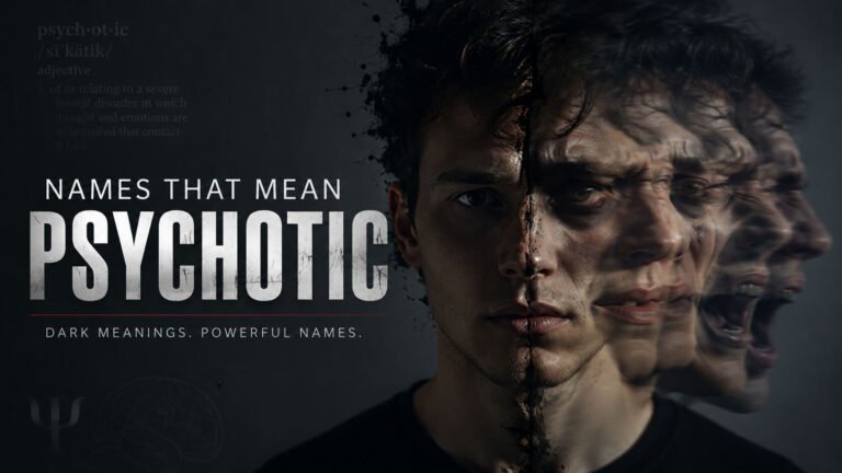 Names That Mean Psychotic