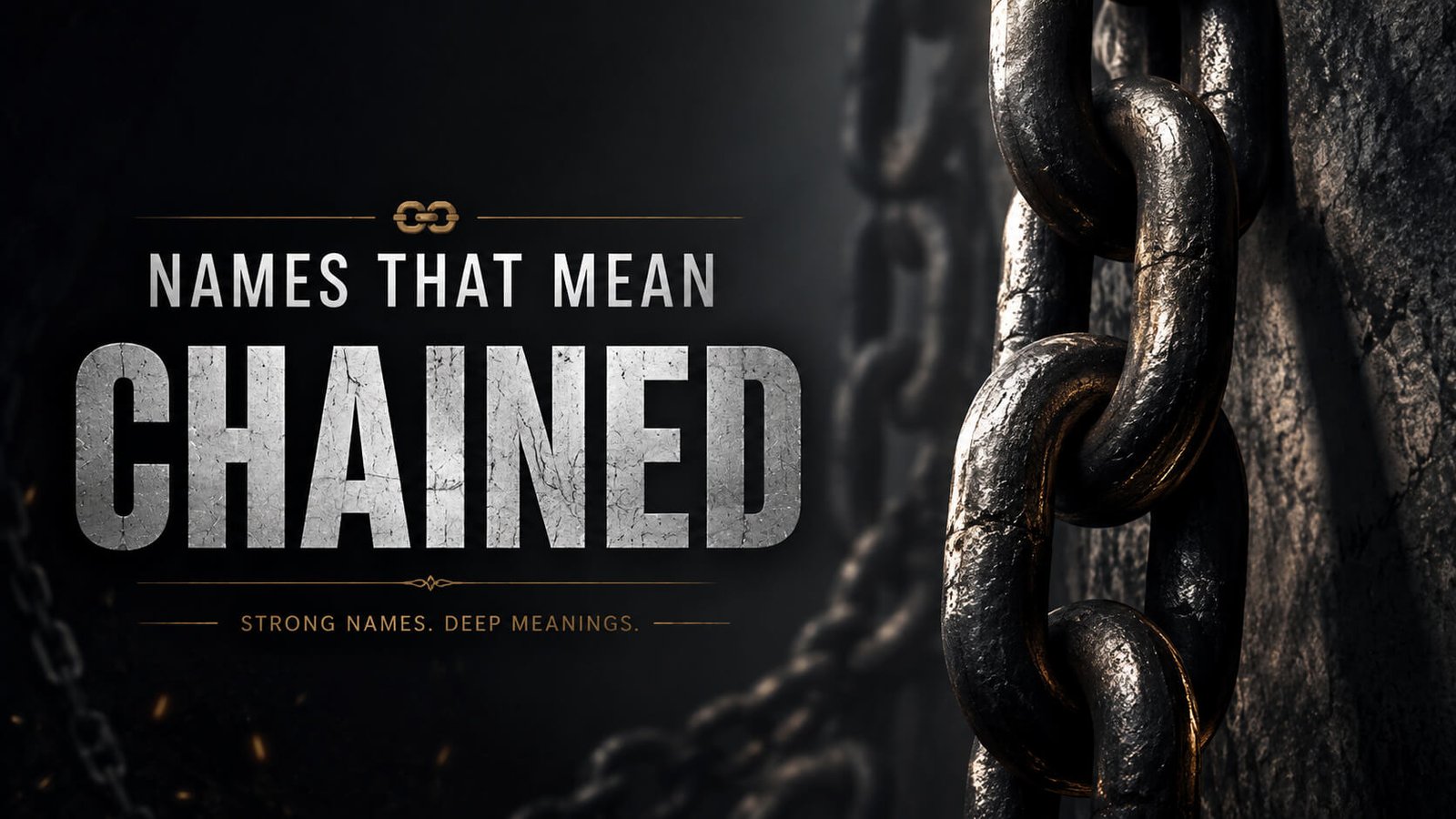 Names That Mean chained